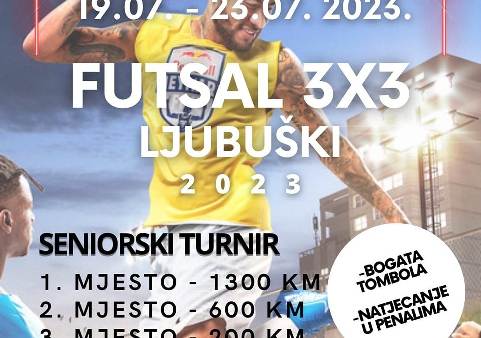 Večeras starta treći Futsal 3×3 Ljubuški
