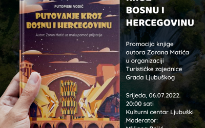 Promocija putopisnog vodiča „Putovanje kroz Bosnu i Hercegovinu“