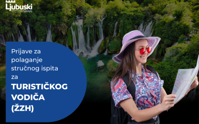 OBAVIJEST – Prijave za polaganje stručnog ispita za TURISTIČKOG VODIČA (ŽZH)